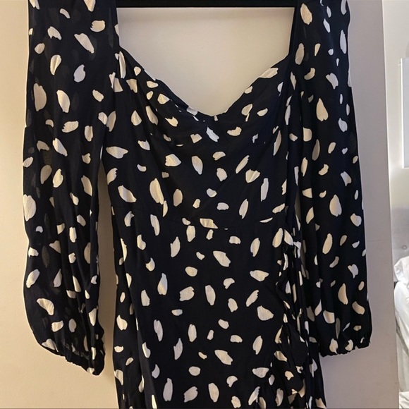 Reformation Cammi Dress in Splatter Print (Size 6) - Picture 6 of 6